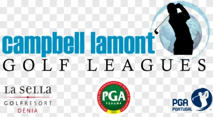 The Campbell Lamont and PGA golf resort logos are displayed on a transparent background.