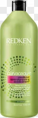 A green shampoo conditioner bottle on a transparent background.