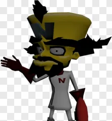 Neo Cortex 3D character model shown on a transparent background.