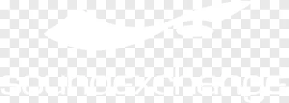 Black and white SoundExchange brand logo on a transparent background.