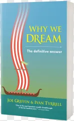 Why We Dream book cover illustration on a transparent background.