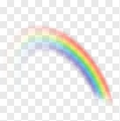 A vibrant rainbow on a dark background, perfect for adding a pop of color to your designs.