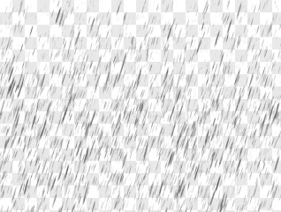 Heavy Rain Streaks Falling Down