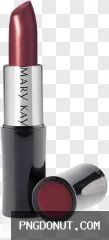 Elegant burgundy lipstick cosmetic PNG transparent image