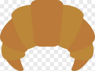 A simple orange and brown heart shape with a flat style, set against a transparent background.