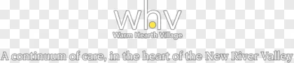 Warm Hearth Village logo design on a transparent background.