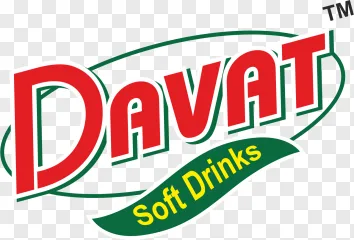 Davat soft drinks brand logo shown on a transparent background.