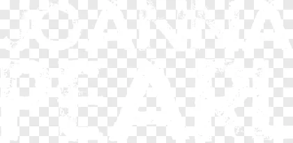 Joanna Pearl distressed white text displayed on a transparent background.